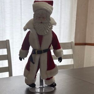 Vintage Santa Claus Figurine With Porcelin Head